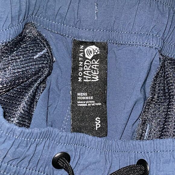 Mountain Hardware Blue Men’s Pull On Shorts Size Small - Picture 9 of 10